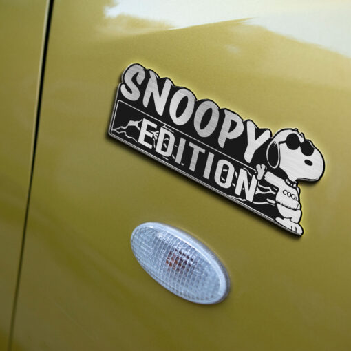 Snoopy Edition Laser Engraved Car Name Badge - Image 3