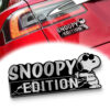 Snoopy Edition Laser Engraved Car Name Badge