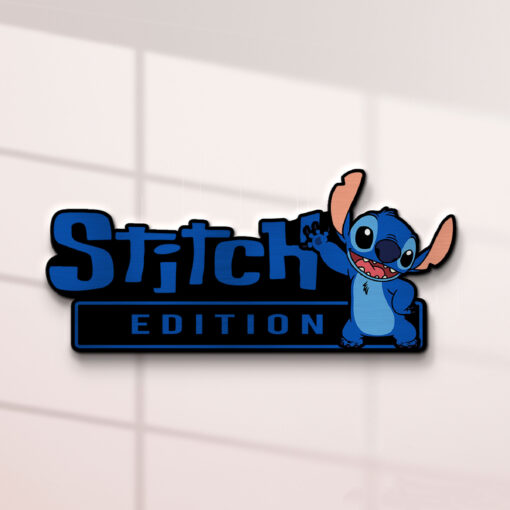Stitch Experiment 626 Edition Laser Engraved Car Name Badge 2 - Image 2