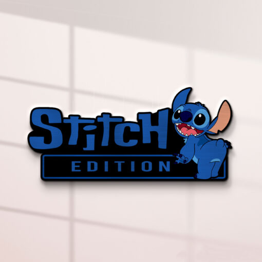 Stitch Experiment 626 Edition Laser Engraved Car Name Badge 3 - Image 2