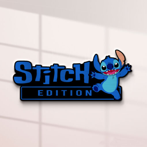 Stitch Experiment 626 Edition Laser Engraved Car Name Badge 4 - Image 2