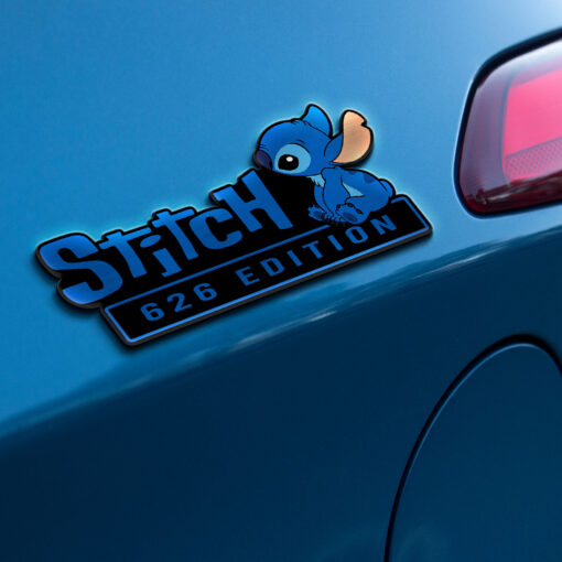 Stitch Experiment 626 Edition Laser Engraved Car Name Badge 5 - Image 6