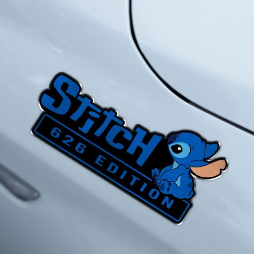 Stitch Experiment 626 Edition Laser Engraved Car Name Badge 5 - Image 5