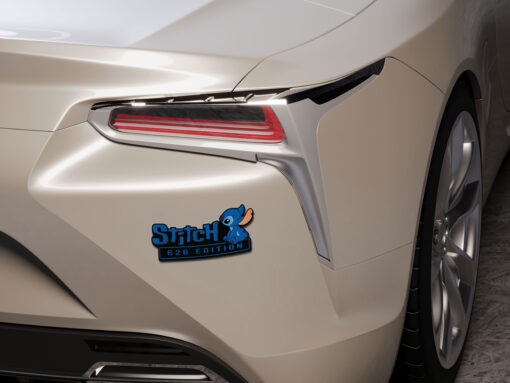 Stitch Experiment 626 Edition Laser Engraved Car Name Badge 5 - Image 3