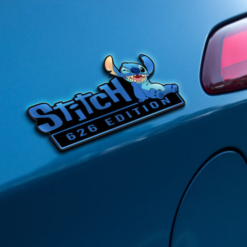 Stitch Experiment 626 Edition Laser Engraved Car Name Badge 6 - Image 6