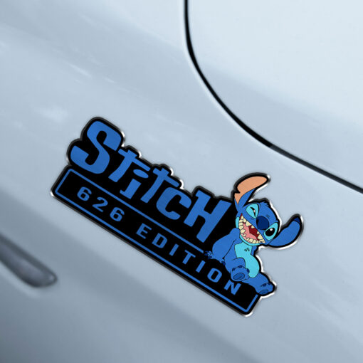 Stitch Experiment 626 Edition Laser Engraved Car Name Badge 6 - Image 5