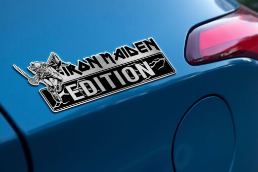 The Trooper Edition Album Piece Of Mind Edition Laser Engraved Car Name Emblem Badges - Image 2