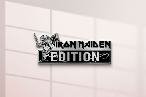 The Trooper Edition Album Piece Of Mind Edition Laser Engraved Car Name Emblem Badges - Image 3