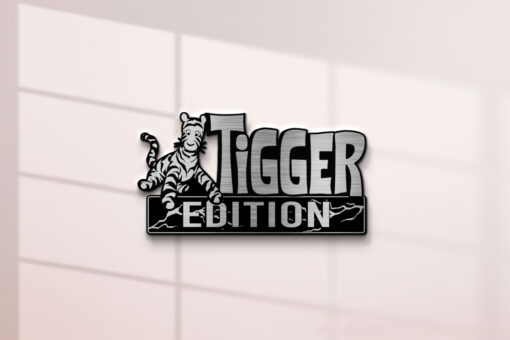 Tigger Edition Laser Engraved Car Name Emblem Badges - Image 3