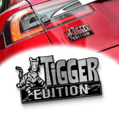 Tigger Edition Laser Engraved Car Name Emblem Badges