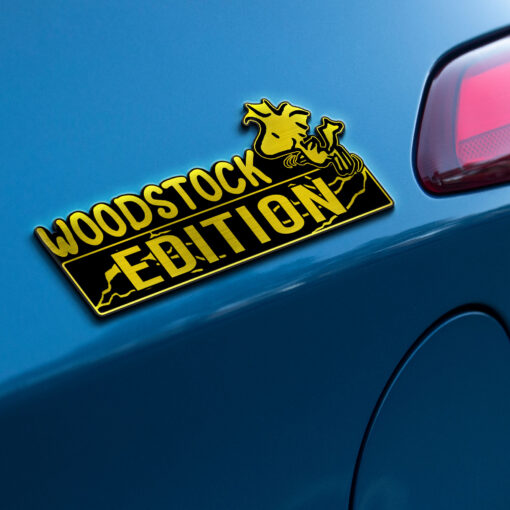 Woodstock Edition Laser Engraved Car Name Badge - Image 3