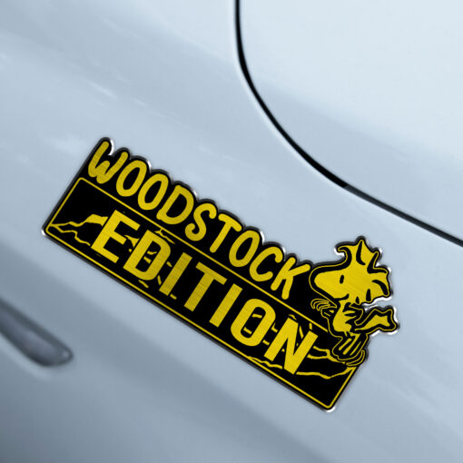 Woodstock Edition Laser Engraved Car Name Badge - Image 4