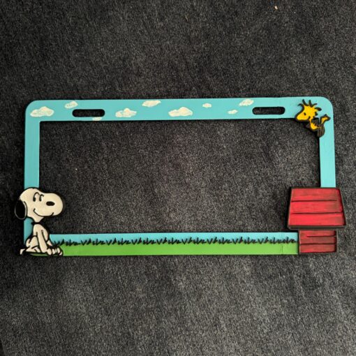 Snoopy License Plate Frame - Image 2