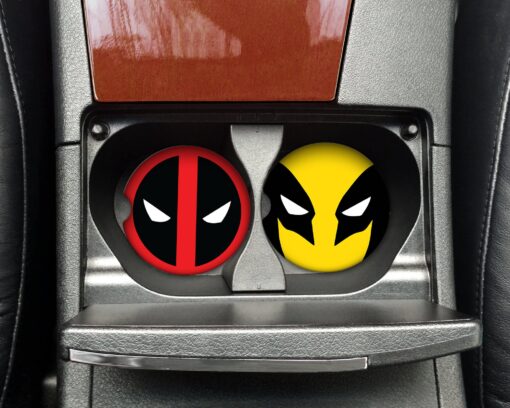 Deadpool Wolverine Car Coaster