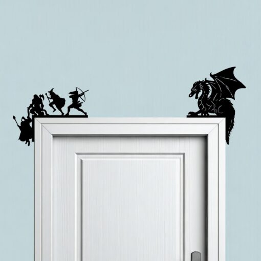 Dragon & Adventure Party Decorative Door Corner Set