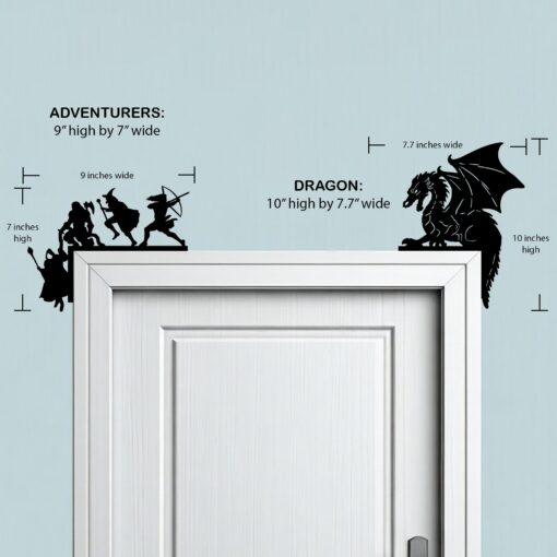 Dragon & Adventure Party Decorative Door Corner Set - Image 5