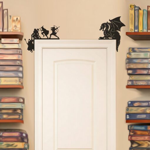 Dragon & Adventure Party Decorative Door Corner Set - Image 2