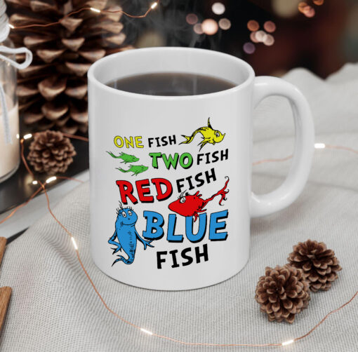 Dr Seuss One Fish Two Fish Shirt - Image 6