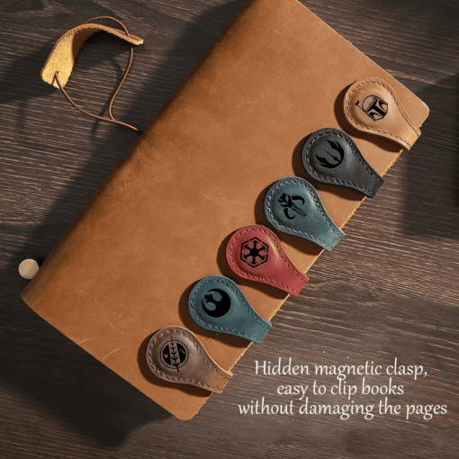 Star Wars Personalized Leather Bookmark