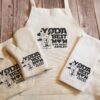 Personalized Yoda Best Mom Apron Set