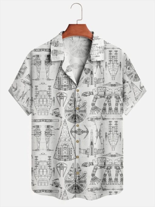 Star Wars Movie Robot Hawaiian Shirt