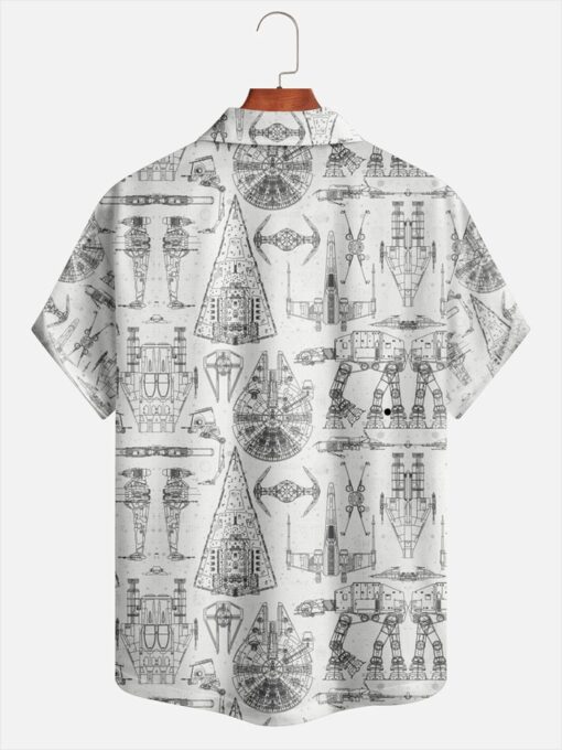 Star Wars Movie Robot Hawaiian Shirt - Image 2