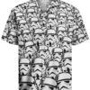 Star Wars Stormtrooper Retro Planet Print Hawaiian Shirt