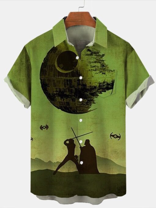 Star War Space Movie Robot Hawaiian Shirt