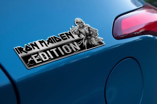 The Book Of Souls Edition Laser Engraved Car Name Emblem Badges - Image 2