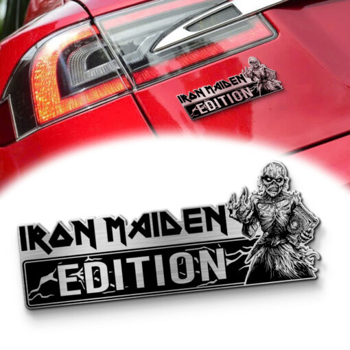 The Book Of Souls Edition Laser Engraved Car Name Emblem Badges