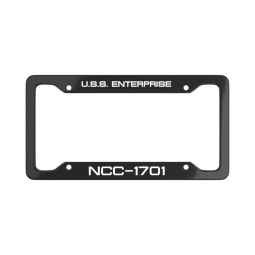 Star Trek U.S.S. Enterprise NCC-1701 License Plate Frame