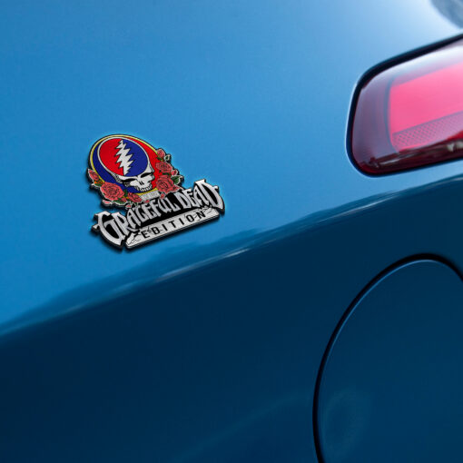 Grateful Dead Skull Version Edition Laser Engraved Car Emblem - Image 3