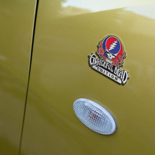 Grateful Dead Skull Version Edition Laser Engraved Car Emblem - Image 5
