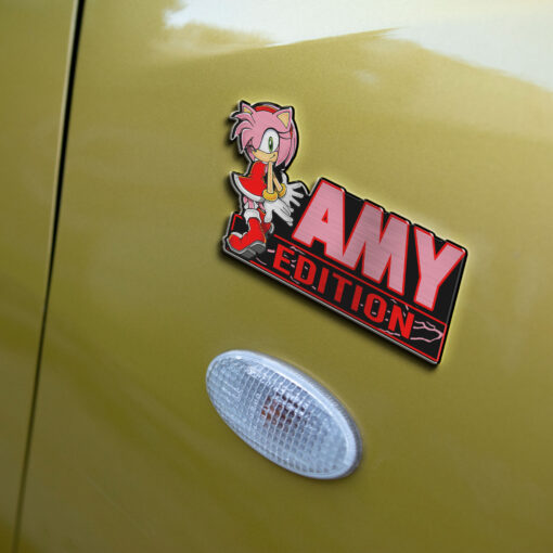 Amy Edition Laser Engraved Car Name Badge - Image 5