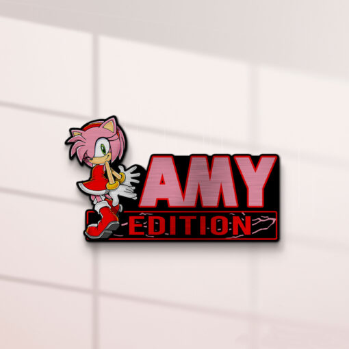 Amy Edition Laser Engraved Car Name Badge - Image 2