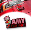 Amy Edition Laser Engraved Car Name Badge