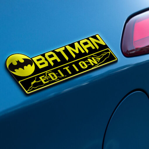 Batman Edition Laser Engraved Car Name Badge - Image 3