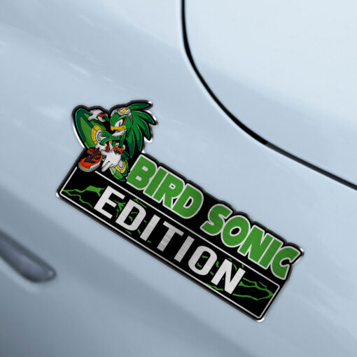 Bird Sonic Edition Laser Engraved Car Name Badge - Image 4