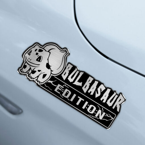 Bulbasaur Edition Laser Engraved Car Name Badge - Image 5