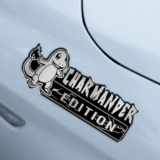 Charmander Edition Laser Engraved Car Name Badge - Image 4