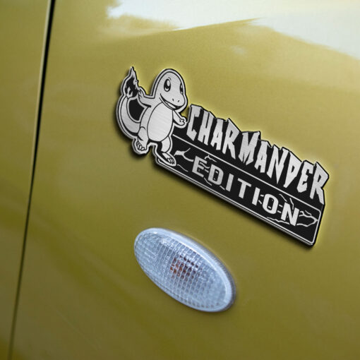 Charmander Edition Laser Engraved Car Name Badge - Image 5