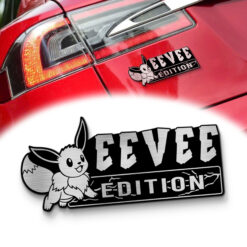Eevee Edition Laser Engraved Car Name Badge