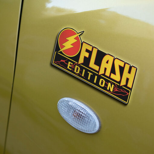 Flash Edition Laser Engraved Car Name Badge - Image 4