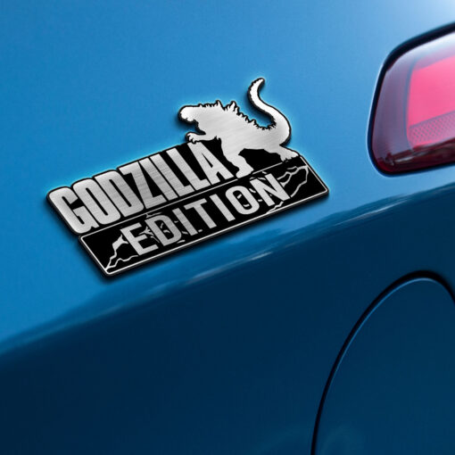 Godzilla Edition Laser Engraved Car Name Badge - Image 6