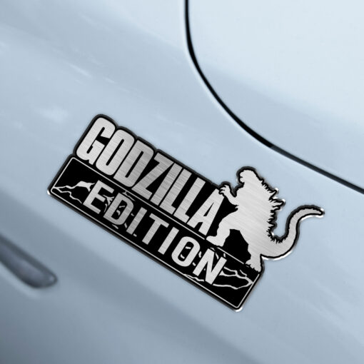 Godzilla Edition Laser Engraved Car Name Badge - Image 5