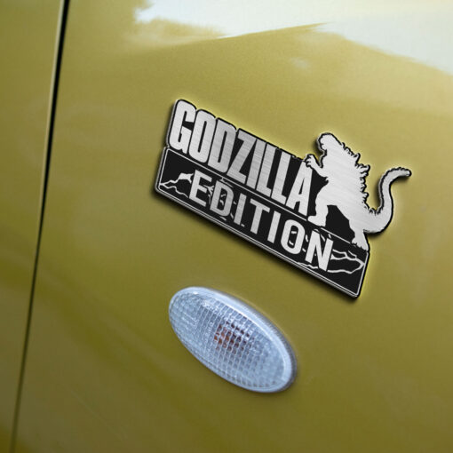Godzilla Edition Laser Engraved Car Name Badge - Image 4