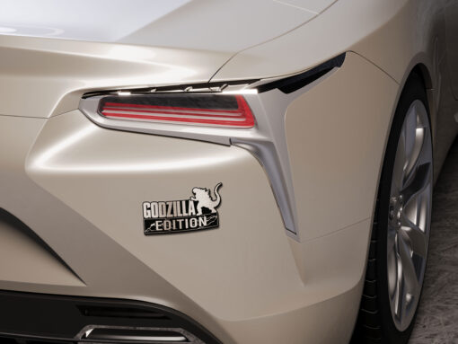 Godzilla Edition Laser Engraved Car Name Badge - Image 3