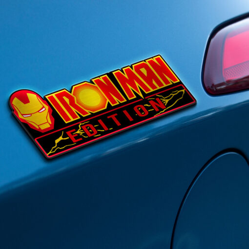 Iron man Edition Laser Engraved Car Name Badge - Image 3