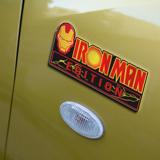 Iron man Edition Laser Engraved Car Name Badge - Image 5