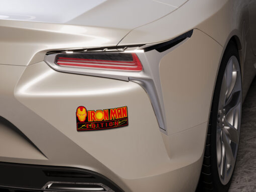 Iron man Edition Laser Engraved Car Name Badge - Image 6